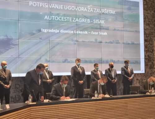 Potpisan ugovor za završetak autoceste Zagreb – Sisak